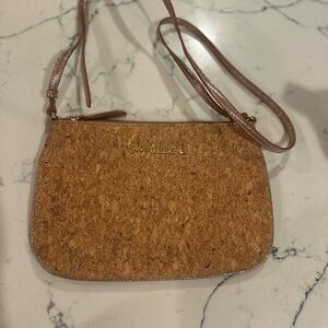 Lilly Pulitzer Cork and Rose Gold Crossbody Bag